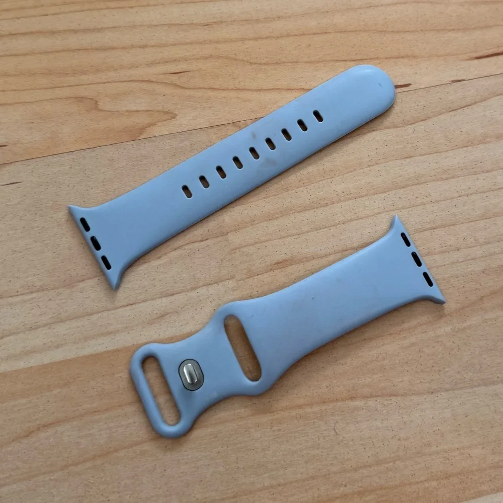 Light blue Silicone Smartwatch Band